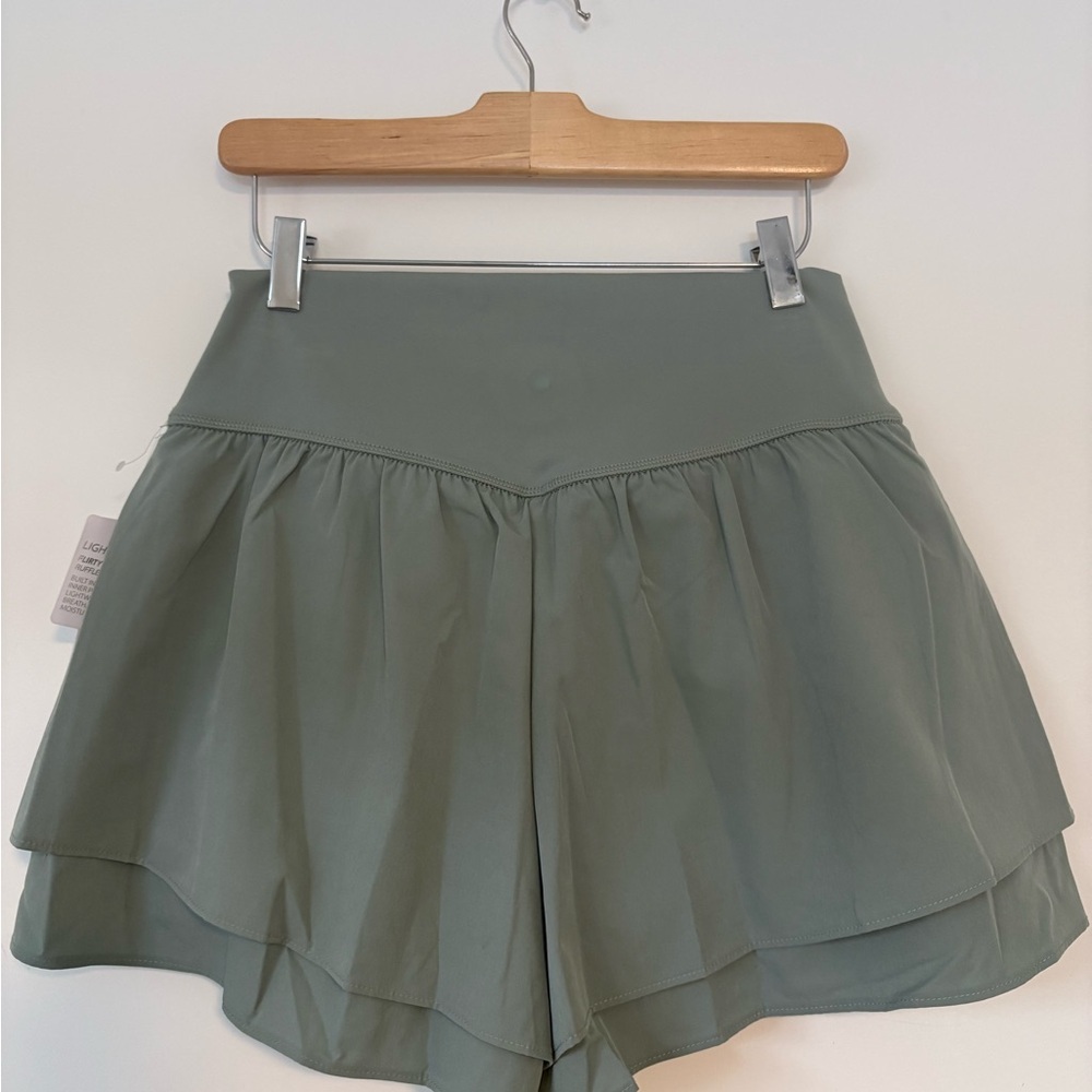 Gym Running Green Skorts